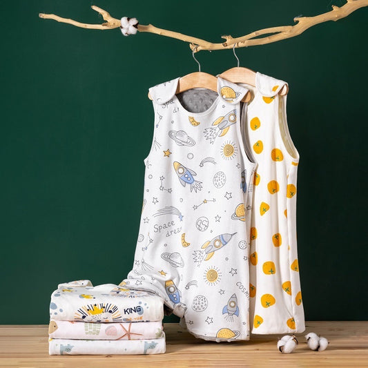 Customize Christmas collection Printing fabric Organic Bamboo/Cotton Modal Baby sleeping sack OEM